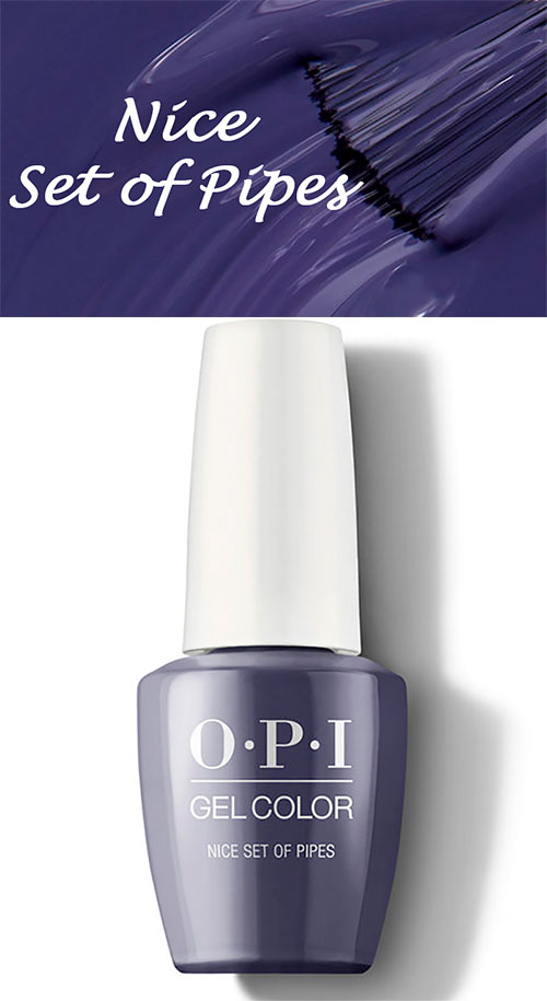 OPI Nice Set of Pipes OPI Nice Set of Pipes SCOTLAND COLLECTION FALL 2019, best gel fall nail colors