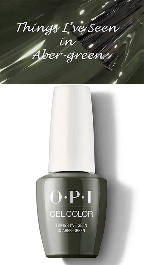 Things I’ve Seen in Aber-green Things I’ve Seen in Aber-green SCOTLAND COLLECTION Gel FALL Nail Colors 2019