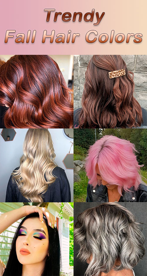 Top 7 Trendy Fall Hair Colors Ideas in 2019, fall hair color ideas, best hair colors for fall