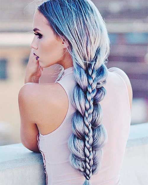 Adorable braid in braid hairstyle for long hair! Adorable braid in braid hairstyle which is one of the best winter hairstyles for long hair women