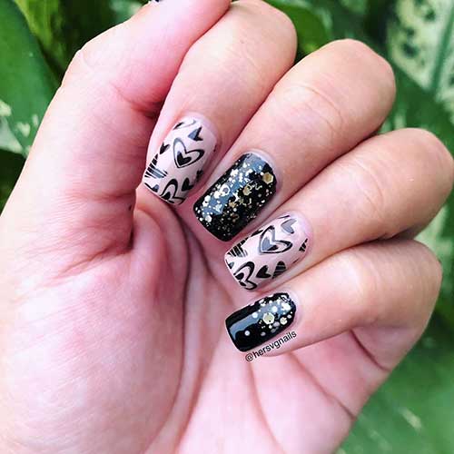 Arty-Hearty Valentines Day Nails Arty-Hearty Valentines Day Nails 2020