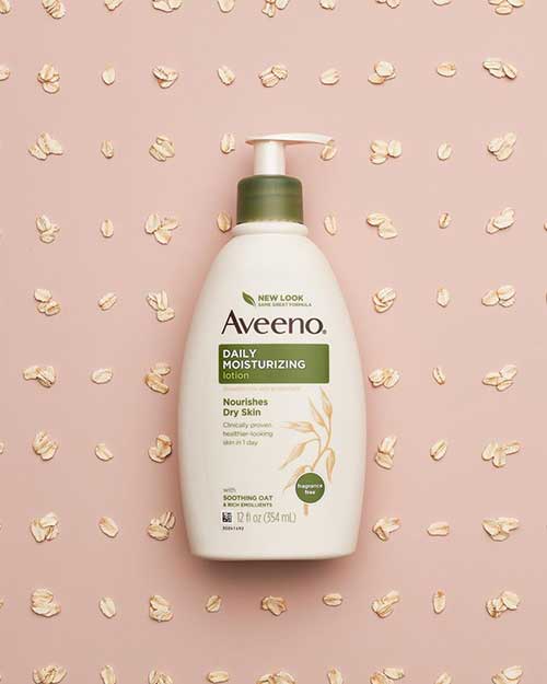 Aveeno Daily Moisturizing Body Lotion for Dry Skin is the best body lotion for dry skin in winter
