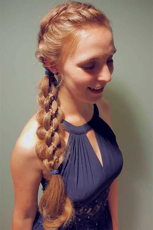 Beautiful braid in a braid hairstyle! Beautiful braid in a braid hairstyle!
