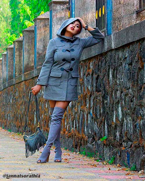 Chic winter hood coat! Chic winter hood coat! - nice winter coats