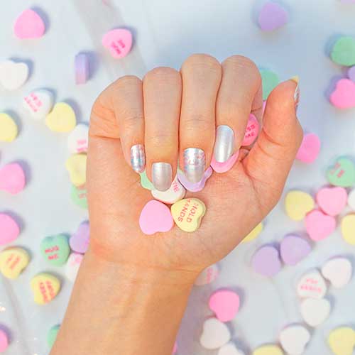 Petite Cherie nail strips for valentines's day from color street nails!