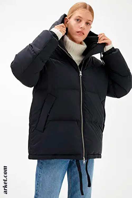 Recycled down and feathers down puffer jacket! - best winter coats for women 2020