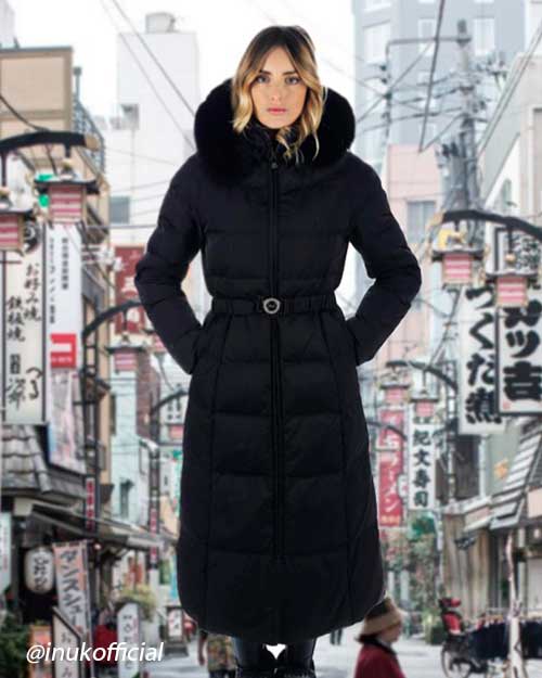 Stylish black down coat with hood for winter season! Stylish black down coat with hood for winter season! - trendy winter coats 2020, and long coats for women