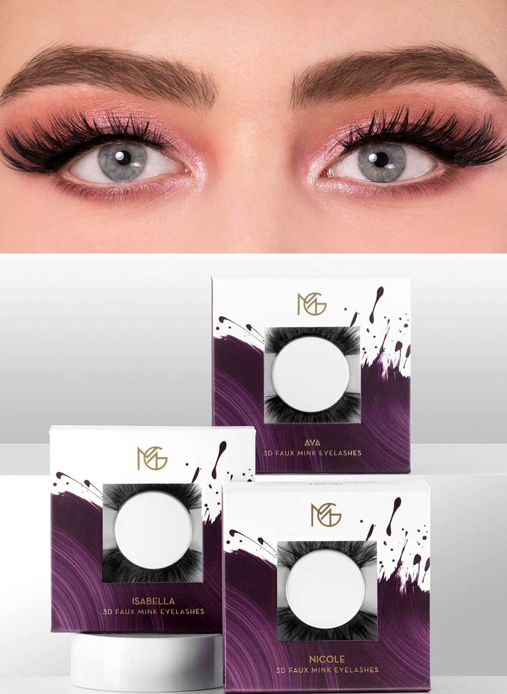 Makeup Geek Faux Mink 3D False Lashes 2020 Makeup Geek Faux Mink 3D False Lashes 2020
