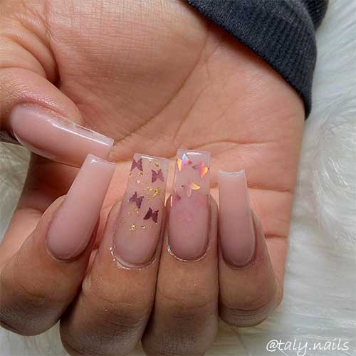 Best Nude Coffin Nails Ideas In Stylish Belles