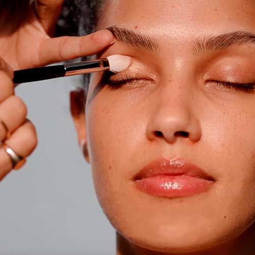 How to Apply Smoky Eye Brick Satin Shine Eyeshadow tones