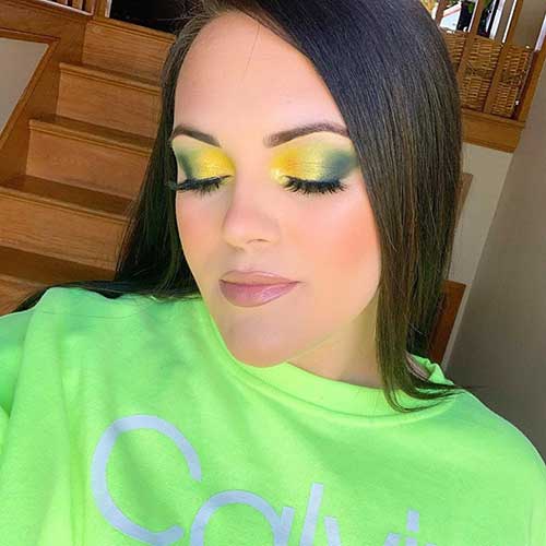 Hot Jalapeno Bite Size Eyeshadow Palette Eye Makeup Look Hot Jalapeno elf Bite Size Eyeshadow Palette Eye Makeup Look, cute eye makeup looks