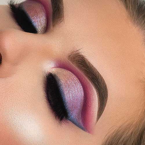 This cute summer eye look is one of the best summer eyeshadow looks 2020 that uses Norvina VOL.4 “E4, C5, C4, C3, A1, A2”