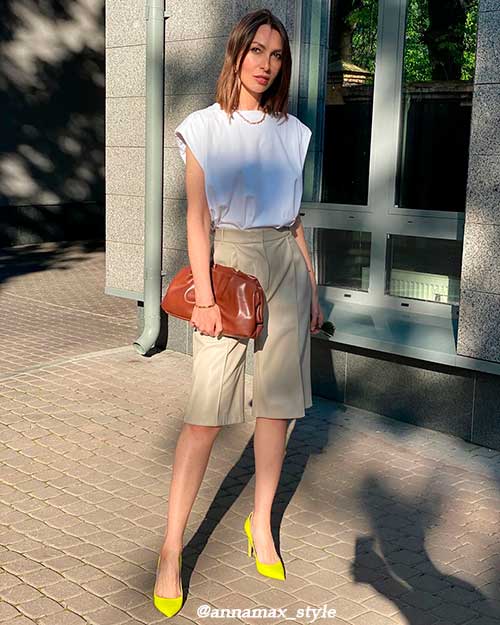 Chic wide leg bermuda shorts for women in summer 2020! Chic wide leg bermuda shorts for women in summer 2020!