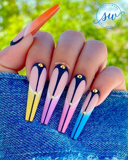 Cute Spring Long Coffin Nails Ideas of 2020 | Stylish Belles