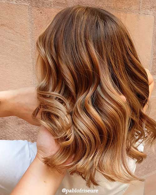 Stunning golden brown hair color idea! Stunning golden brown hair color idea!