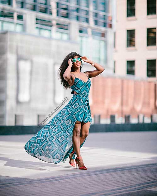 Chic Romper with Cape for Summer time! Chic Romper with Cape for Summer time!