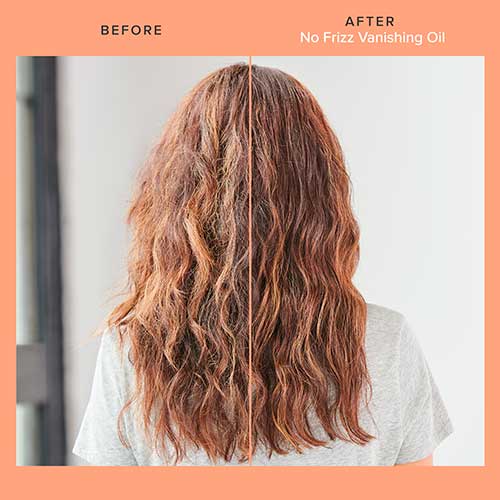 living proof no frizz vanishing oil before and after using! living proof no frizz vanishing oil before and after using!