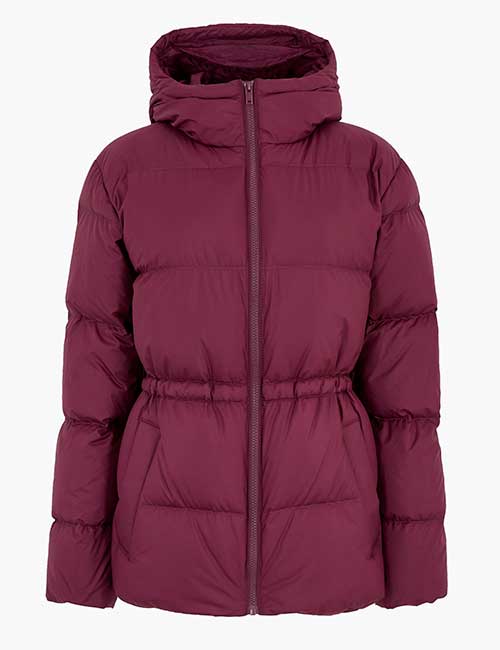 M&S Feather & Down Waisted Puffer Jacket one of the best women's fall jackets 2020!