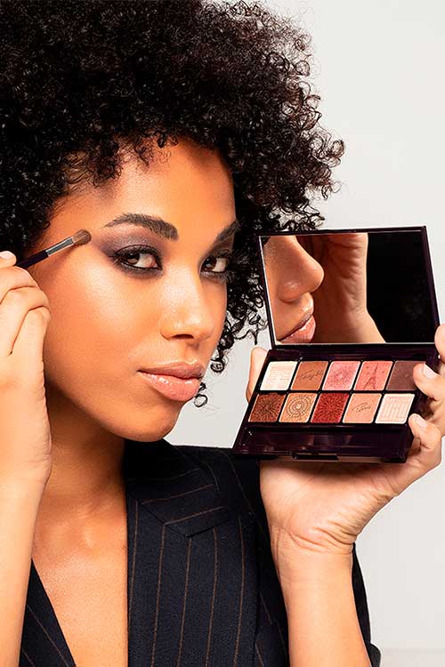 One of the cutest makeup looks which achieved with By Terry V.I.P. Expert Paris Mon Amour Eyeshadow Palette
