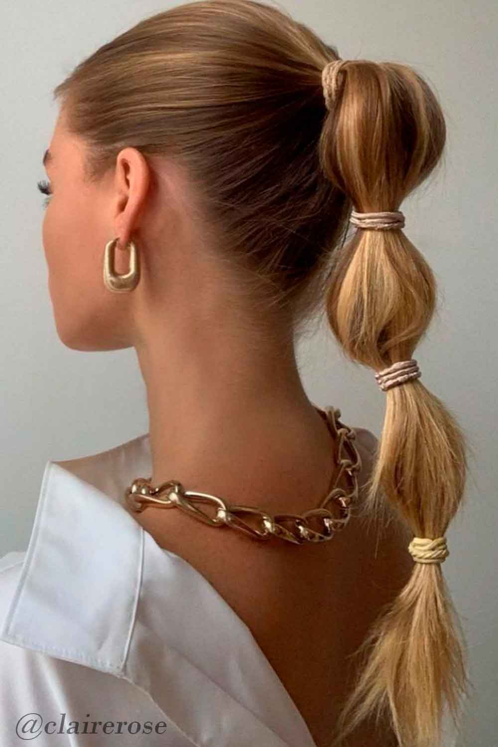 Amazing bubble ponytails will be one of the best hair trends