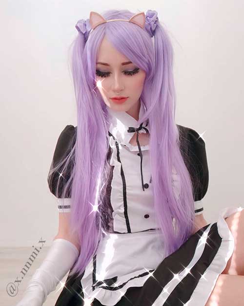 Try pigtails hair and have a glamorous look Try pigtails hair and have a glamorous look