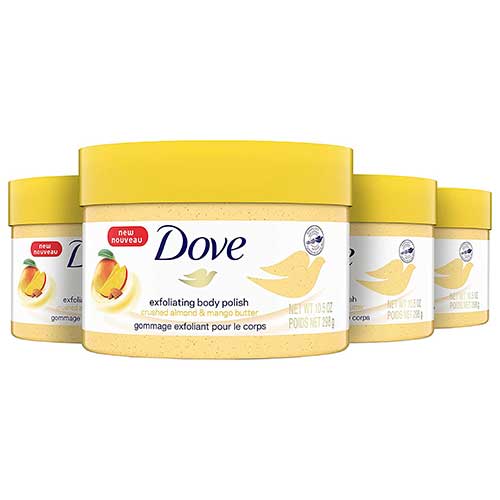 Crushed Almond & Mango Butter Moderate Dove Exfoliating Body Polish Crushed Almond & Mango Butter Moderate Dove Exfoliating Body Polish