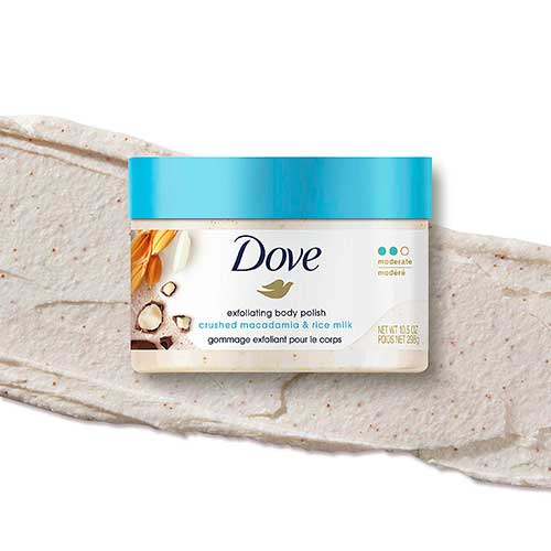 Crushed Macadamia & Rice Milk Moderate Exfoliating Body Polish Crushed Macadamia & Rice Milk Moderate Exfoliating Body Polish