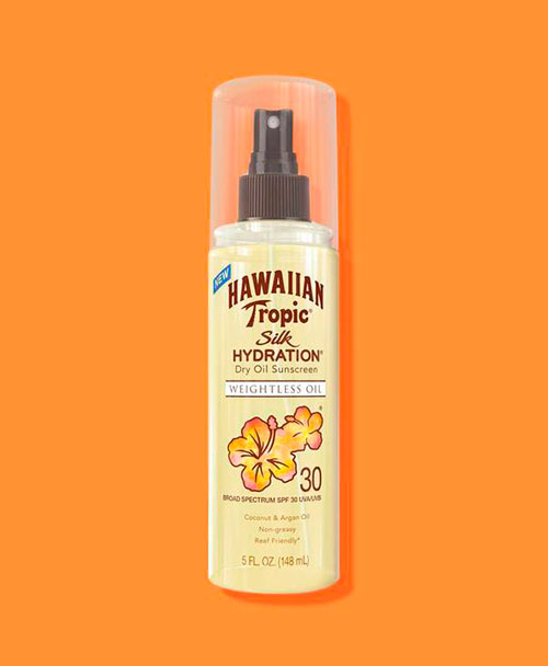 Hawaiian Tropic Silk Hydration Weightless Oil Mist SPF 30 Hawaiian Tropic Silk Hydration Weightless Oil Mist SPF 30, dry oil sunscreen 2021