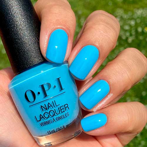 Malibu OPI Nail Polish Mali-blue Shore for summer 2021