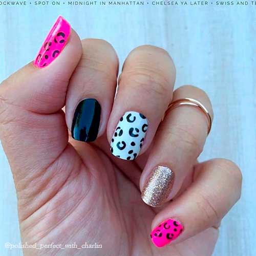 Best of color street combos consist of shockwave, spot on, midnight in Manhattan, Chelsea ya later, swiss and tell color street nail strips