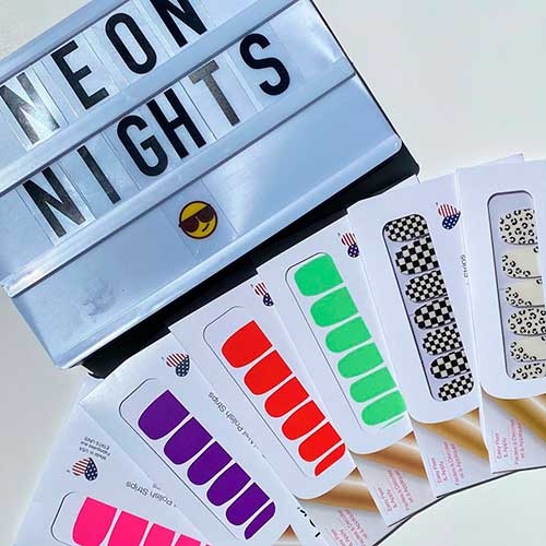 Color Street Nails Neon Nights Collection 2021