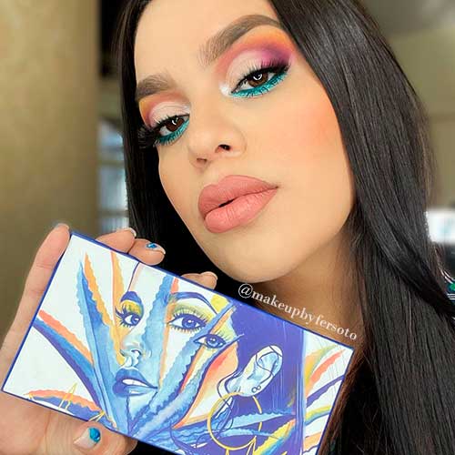 Glam makeup look uses Treslúce Beauty I Am Shadow Palette Glam makeup look uses Treslúce Beauty I Am Shadow Palette, best eyeshadow looks