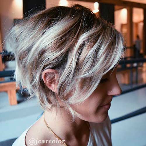 The Shaggy wedge with long bangs The Shaggy wedge with long bangs, short shag haircuts, short shag hairstyles