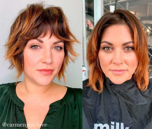 The Short One length shag The Short One length shag is the best of short shag haircuts