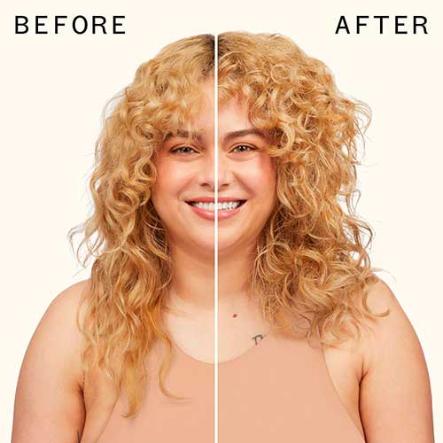 Before and After Using Amika Power Hour Curl Refreshing Spray Before and after using Amika Power Hour Curl Refreshing Spray
