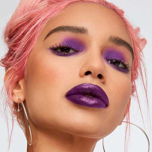 Mongal Smashbox Lipstick for stunning deep purple lips