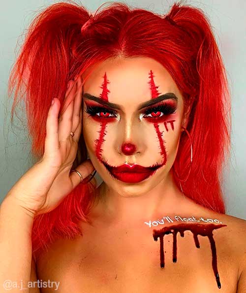 Pennywise makeup Pennywise makeup - Halloween makeup ideas 2021