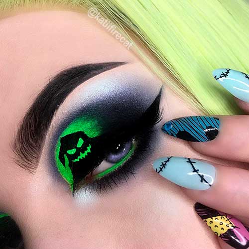 The Oogie Boogie Eye Makeup Halloween Look The Oogie Boogie Eye Makeup Halloween Look for A Special Look in Halloween 2021