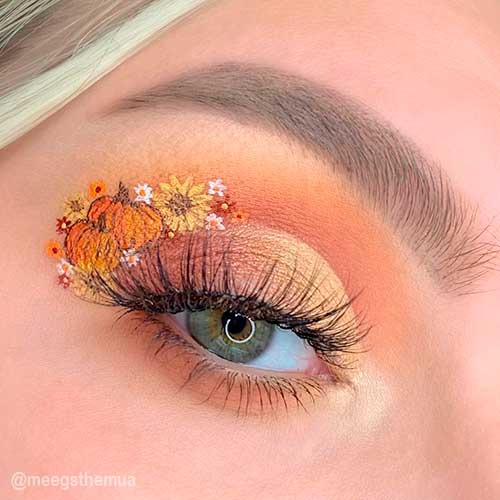 The Pumpkin Halloween eye makeup for 2021