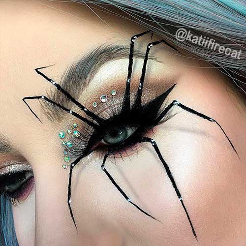 The Spider Eye Makeup Halloween Look for 2021