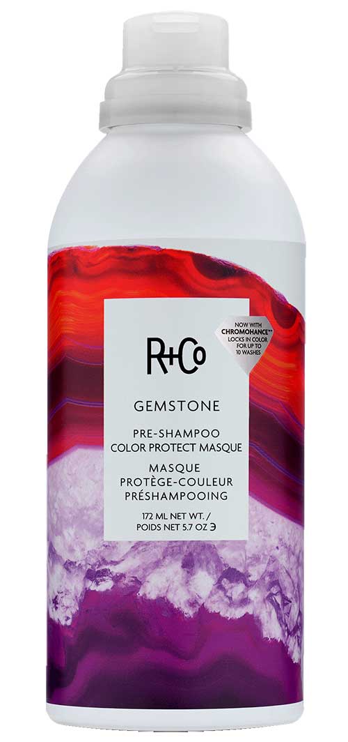 R and co gemstone pre shampoo color protect masque