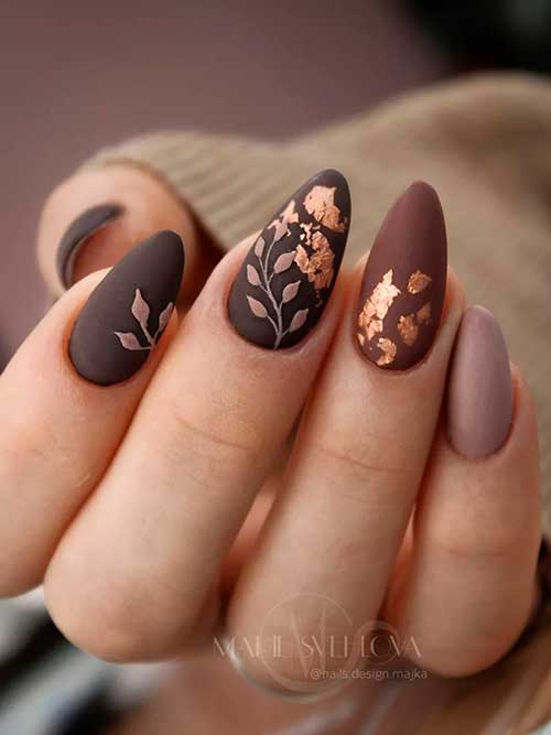 Matte Brown Nails Different Shades Matte Brown Nails Different Shades for Fall 2022