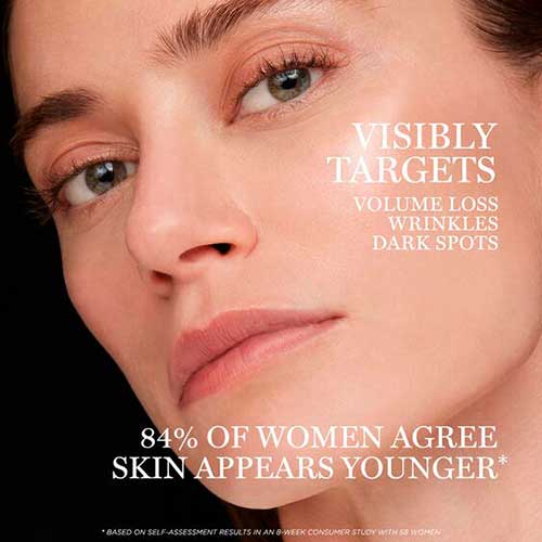 Lancome Rénergie H.C.F. Triple Serumtargets the visible improvement of aging signs Volume Loss, Wrinkles, and Dark Spots