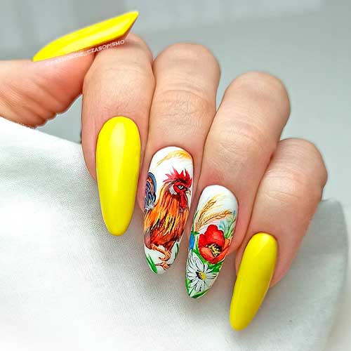 Rural Life Yellow Summer Nails 2022