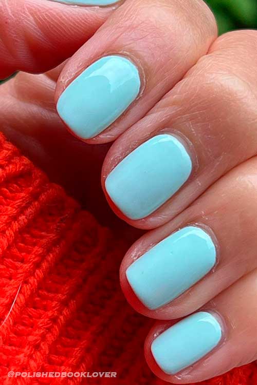 Sleeping Bag Nail Polish Pastel Mint Sleeping Bag Nail Polish Shades from Olive and June Nail Polish Set for Summer 2022