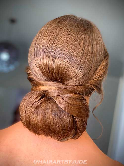 Soft Textured Chignon Hair Bun