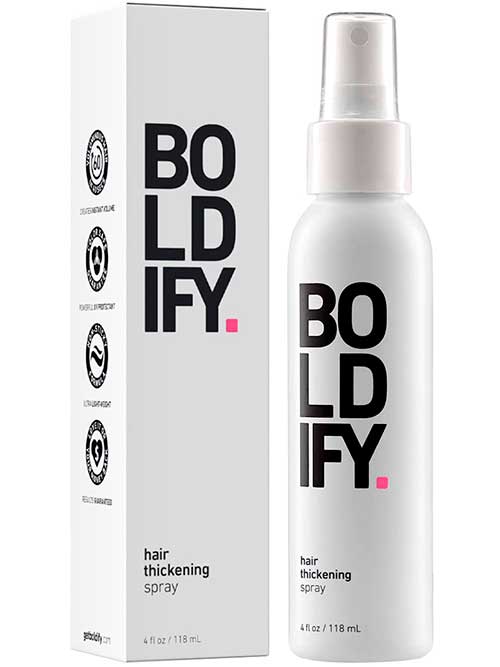 BOLDIFY Hair Thickening Spray - The Best Hair Sprays for Fine Hair Volume