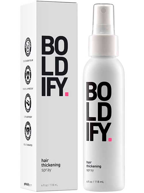 BOLDIFY Hair Thickening Spray BOLDIFY Hair Thickening Spray - The Best Hair Sprays for Fine Hair Volume