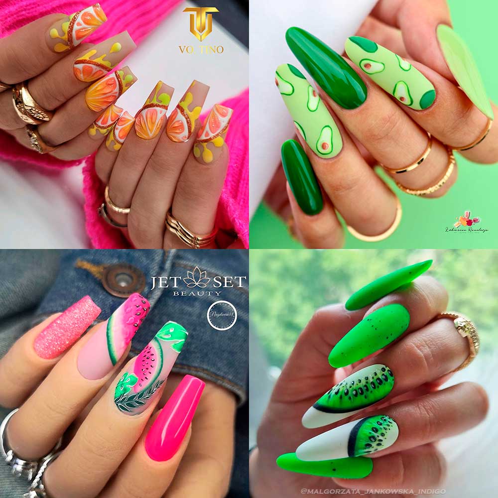 The Cutest Fruit Nails Designs to Try in Summer 2022