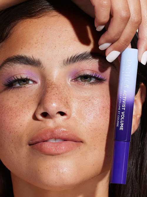 lift spikier lashes with Pacifica Beauty Activist Volume Mascara